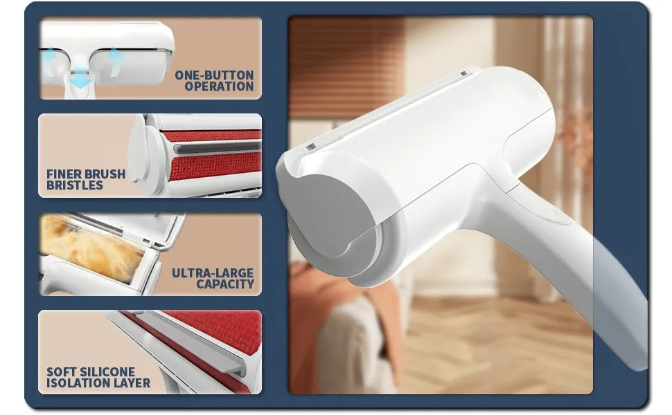 Wuffy FurAway Reusable Pet Hair Remover Roller