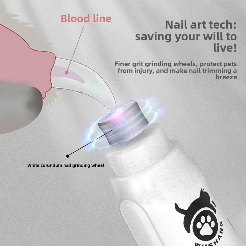 Wuffy PawTrim LCD Pet Nail Grinder