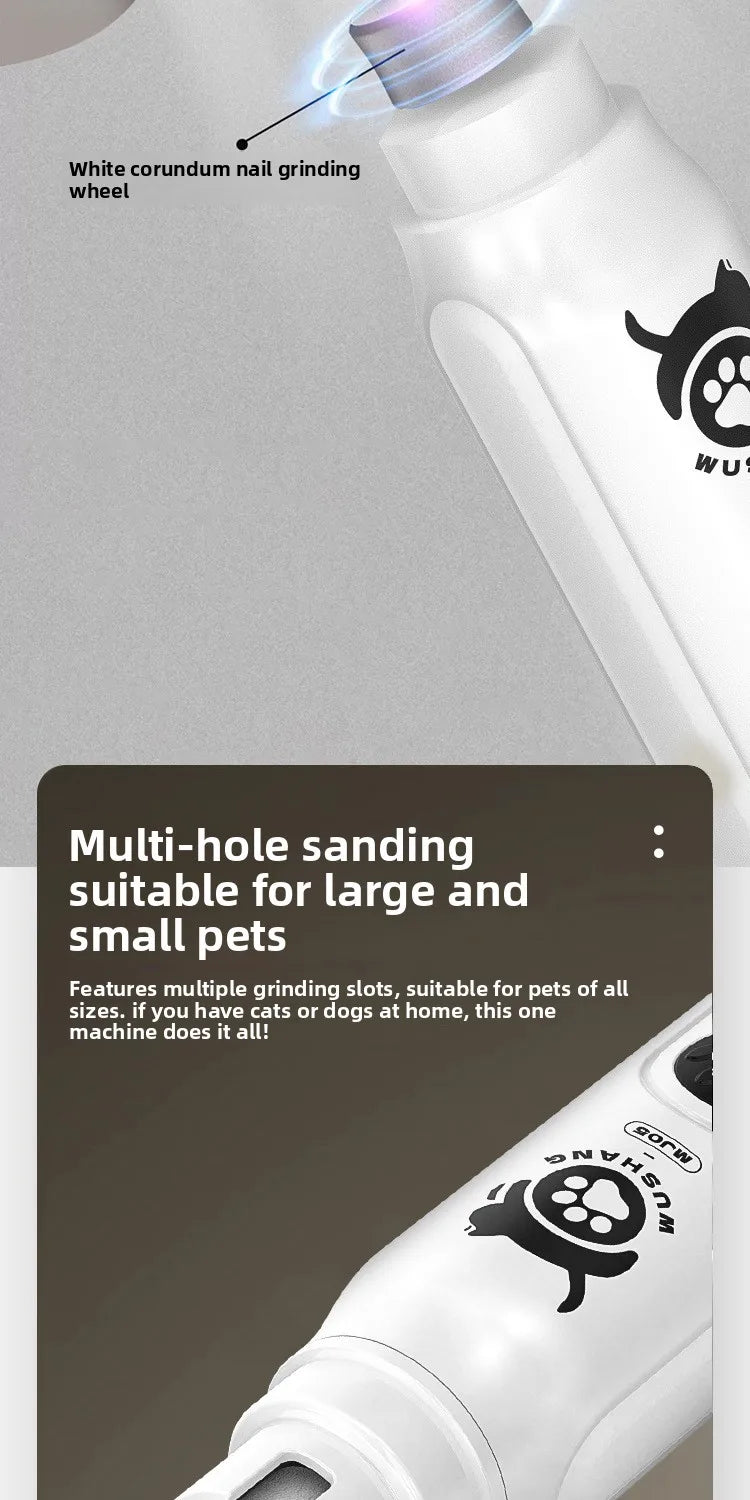 Wuffy PawTrim LCD Pet Nail Grinder