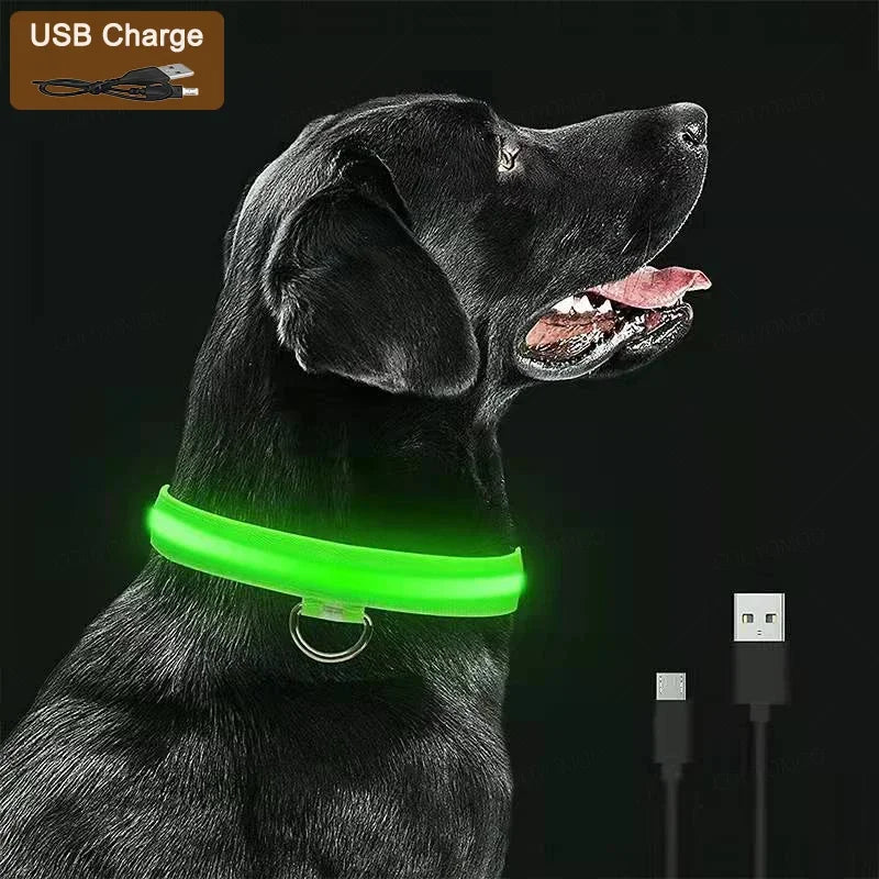 Wuffy GlowWalk Rechargeable LED Safety Collar