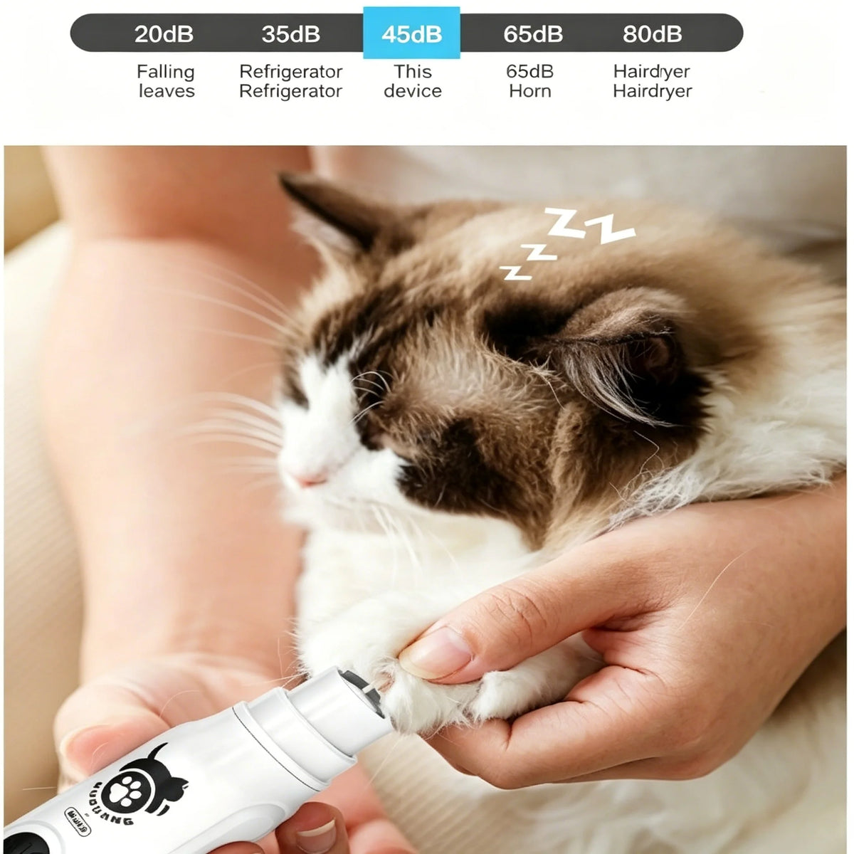 Wuffy PawTrim LCD Pet Nail Grinder