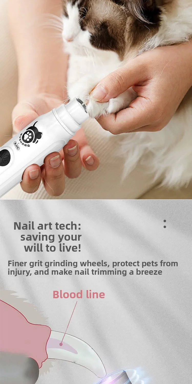 Wuffy PawTrim LCD Pet Nail Grinder