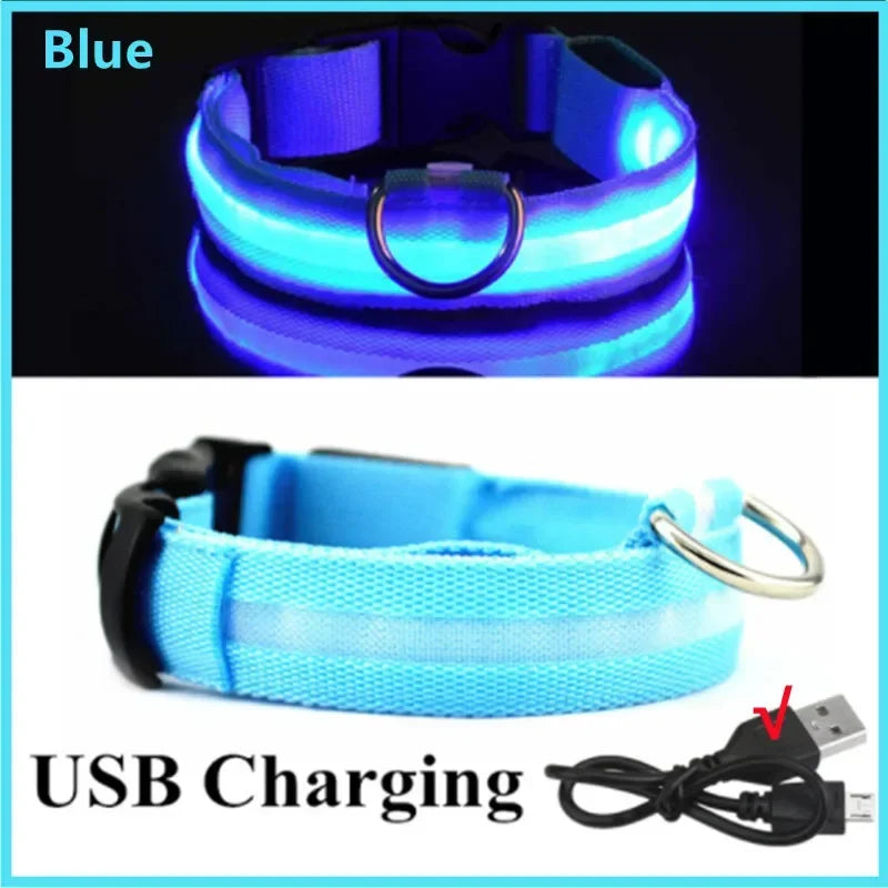 Wuffy GlowWalk Rechargeable LED Safety Collar