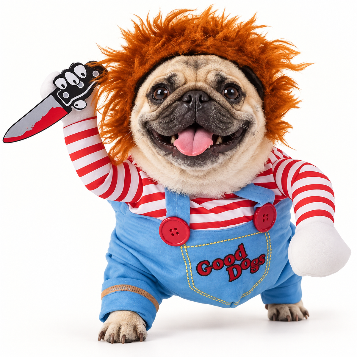 Wuffy Chucky Doll Dog Costume